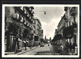 Cartolina Resina, Via IV Novembre Ed Entrata Scavi Di Ercolano  - Ercolano