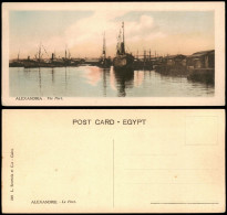 Postcard Alexandrien الإسكندرية‎, Al-Iskandariyya Hafen 1960 - Alexandria