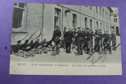 Menen. Ecole Régimentaire ,  3 E Chasseurs - Menen