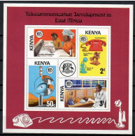 Kenya 1976 Mi Block 1 MNH  (ZS4 KNYbl1) - Telekom