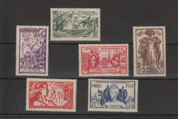 Saint Pierre Et Miquelon 1937 Expo Paris 160-165, 6 Val * Charnière MH - Unused Stamps