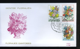 1966/68 - FDC - Gentse Floraliën VI - Stempel: Halanzy - 1971-1980