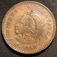 MEXIQUE - MEXICO - 50 CENTAVOS 1959 - KM 450 - Mexiko