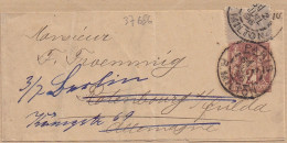 37686# SAGE ENTIER POSTAL BANDE IMPRIME Obl PARIS R. MILTON 1896 TARIF ETRANGER Pour ROTENBURG FULDA Allemagne - Bandes Pour Journaux