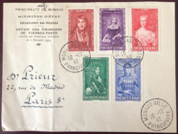 Monaco, Divers Sur Enveloppe TAD MONACO-VILLE / PRINCIPAUTE 10.12.1942 - (W1663) - Postmarks