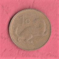 Malta, 1991- 1 Cent, Common Weasel. .MB, F, TB, S- - Malta