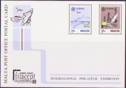 Europa CEPT 1988 Malte - Malta Y&T N°EP773 à 774 - Michel N°GZSP27 *** - 1988