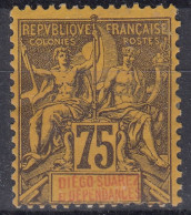 TIMBRE DIEGO SUAREZ TYPE GROUPE N° 36 NEUF * GOMME AVEC CHARNIERE - COTE 70 € - Unused Stamps