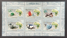 MOZAMBIQUE 2007 - NEUF**/MNH - LUXE - Série Complète Mi 2880 - MINERAUX MINERALS DIAMANT - Minerali