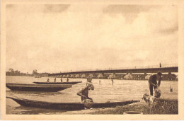 CPA AFRIQUE / BENIN "Porto Novo, Pont Sur La Lagune" - Benin