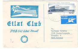 Israël - Carte Postale De 1974 - Oblit Eilat ? - Architecture - - Briefe U. Dokumente