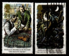 GRANDE  BRETAGNE  /   U.K..  1993.  Y&T N° 1698 / 1699 Oblitérés.   Sherlock Holmes - Used Stamps