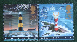 Lighthouse Vuurtoren Leuchtturm Phare (Mi 1742-1743 1998 Used Gebruikt Oblitere ENGLAND GRANDE-BRETAGNE GB GREAT BRITAIN - Used Stamps
