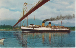 Princess Marguerite Ship Vancouver BC Service Between Vancouver Victoria And Seattle US LIons Gates Bridge - Vancouver