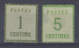 FRANCE - Alsace-Lorraine - 1 Et 4 NSG - Unused Stamps
