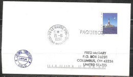 1998 Paquebot Cover, Norway Stamp Used In LeHavre, France - Lettres & Documents