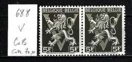 688 V  COB  (XX) MNH - 1931-1960