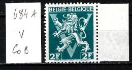 684A V  COB  (XX) MNH - 1931-1960