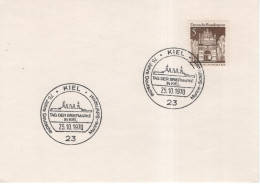 Germany Deutschland 1970 Tag Der Briefmarke In Kiel, Stamp Day - Andere & Zonder Classificatie