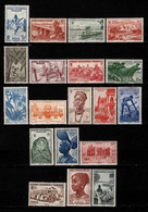 A OF - 1947/48 - Aspects De L' AOF   -  N°24 à 42 + 43/44 - Neufs ** - MNH - Unused Stamps