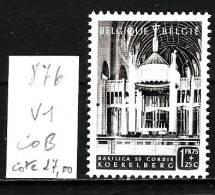 876 V1  COB  (XX) MNH - 1931-1960