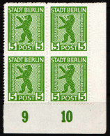 SBZ 1 AB Ux Postfrisch Berlin Und Brandenburg #NQ303 - Berlin & Brandenburg