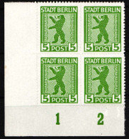 SBZ 1 AB Ux Postfrisch Berlin Und Brandenburg #NQ301 - Berlin & Brandenburg