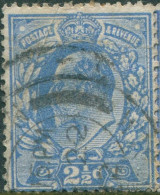 Great Britain 1902 SG231 2½d Pale Ultramarine KEVII #1 FU - Sin Clasificación