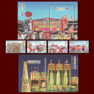 China Hong Kong Stamp 2024 Cheung Chau Jiao Festival Heritage Stamps Set MNH - Unused Stamps