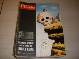 PILOTE 563 20.08.1970 COUVERTURE Lucky LUKE Claude NOUGARO La RUBRIQUE A BRAC - Pilote