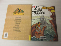 BD PAPYRUS 14 - L'ILE CYCLOPE - De GIETER - 1991 - Editions Dupuis.              - Papyrus