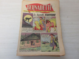 JOURNAL BD BERNADETTE 029 13.01.1957 BATTRE Le BEURRE Le DEPARTEMENT De VENDEE   - Bernadette