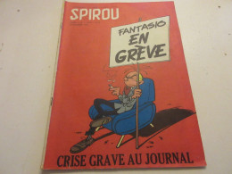 SPIROU 1019 24.10.1957 AUTO FIAT 500 BD Oncle PAUL Le BATHYSPHERE William BEEBE  - Spirou Magazine