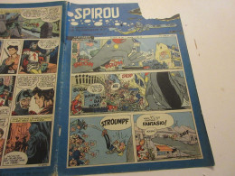 SPIROU 1009 15.08.1957 Le SCAPHANDRIER FILMS De Walt DISNEY Les FRERES LUMIERE   - Spirou Magazine