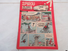 SPIROU 1007 P 01.08.1957 AVIATION AMELIA EARHART Le ROCK'N'ROLL Michel MACQUET   - Spirou Magazine