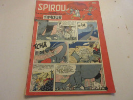 SPIROU 1001 20.06.1957 AUTO ABARTH 750 PININ FARINA FOOTBALL SAINT ETIENNE       - Spirou Magazine