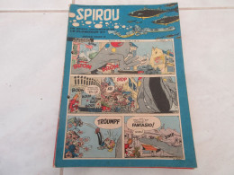 SPIROU 1009 P 15.08.1957 Le SCAPHANDRIER FILMS Walt DISNEY Les FRERES LUMIERE    - Spirou Magazine