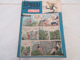 SPIROU 1002 P 27.06.1957 Les PLUS GRANDS VEHICULES Du MONDE L'AVION ATOMIQUE     - Spirou Magazine