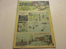 SPIROU 0990 04.04.1957 BD AVIATION PILOTE De MEETING En 1910 APPARITION LAGAFFE  - Spirou Magazine