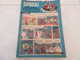 SPIROU 0999 P 06.06.1957 TRAINS En 1957 Les VOITURES De COURSE De 1908 A 1957    - Spirou Magazine