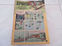 SPIROU 0990 P 04.04.1957 BD AVIATION PILOTE MEETING En 1910 APPARITION LAGAFFE   - Spirou Magazine