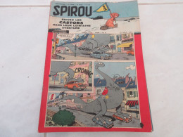 SPIROU 1010 P 22.08.1957 BD Oncle PAUL BATAILLE De MARENGO AVIRON VELO ANQUETIL  - Spirou Magazine