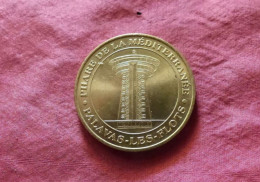 M-42 , MEDAILLE TOURISTIQUE, MONNAIE DE PARIS MILLENIUM, Phare De La Méditerranée, PALAVAS Les FLOTS, 2001 - 2001