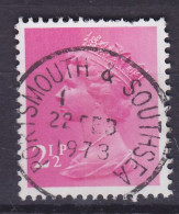 Great Britain 1971 Mi. 565 C, 2½p. QEII. Deluxe PORTSMOUTH & SOUTHSEA 1973 Cancel - Gebraucht