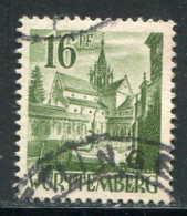 WURTEMBERG- Y&T N°6- Oblitéré - Württemberg