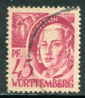 WURTEMBERG- Y&T N°9- Oblitéré - Württemberg