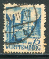 WURTEMBERG- Y&T N°11- Oblitéré - Württemberg