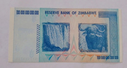 Billete De Zibawe 100 Trillones - Zimbabwe