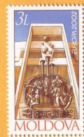 2002 Moldova Moldavie Moldau Europa-cept Circus Building In Chisinau 1v Mint - 2002