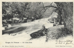 CH - SUISSE : GORGES DE L' AREUSE : Un Sous-bois. Carte Bon état. - Gorges De L'Areuse